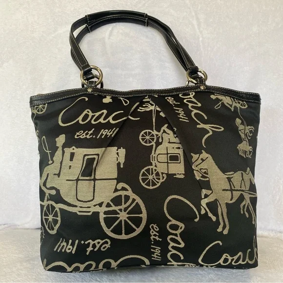 Coach Y2k City Zip Horse and Carriage Tote Bag - Picture 4 of 9